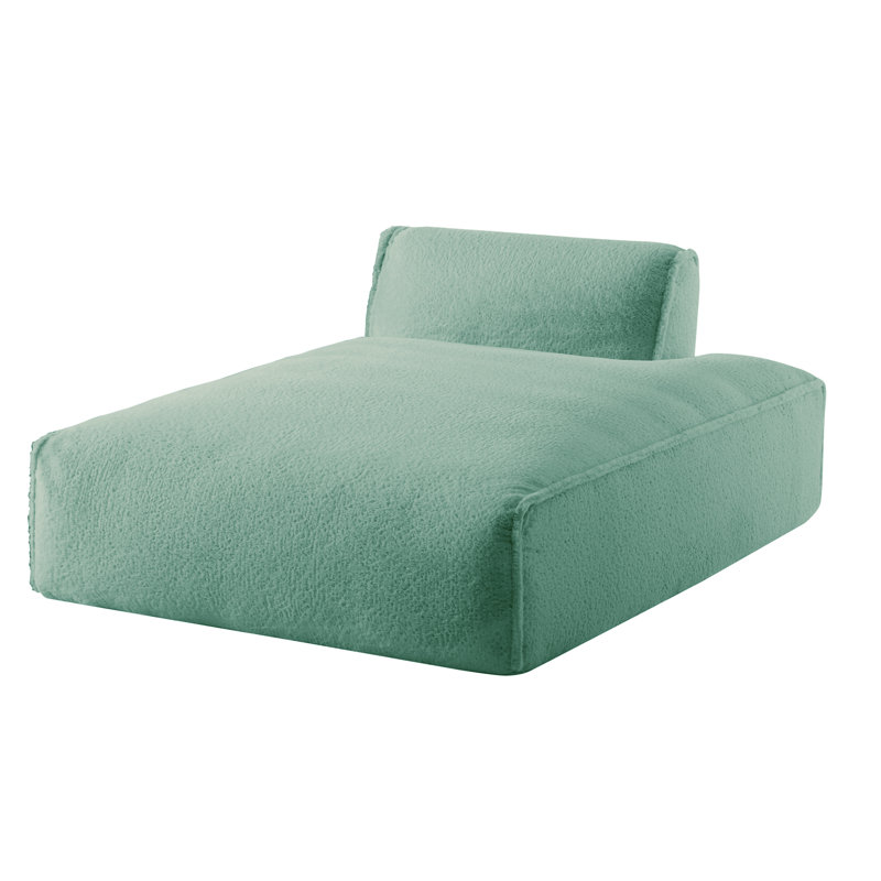 Flâneuse rembourrée, Vert, Droite