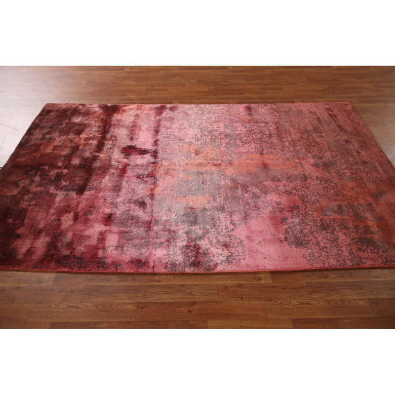 Tapis moderne à motif abstrait All-Over 5 x 8