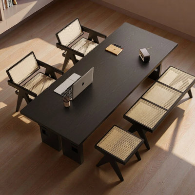Table de salle à manger rectangulaire à usage domestique