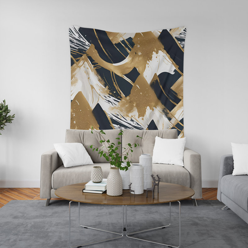 Tapisserie murale, H 80 po x l 68 po x P 0,8 po