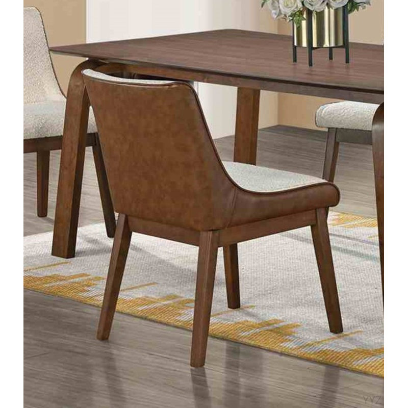 Chaise d'appoint 2 pièces Mid-Century