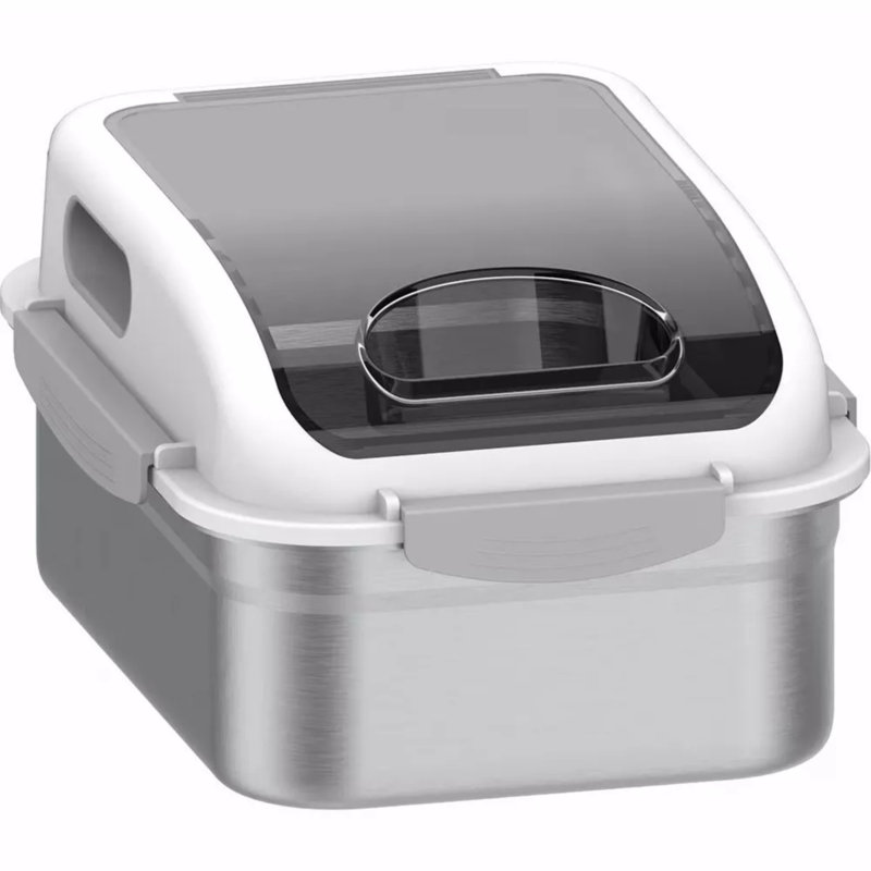 Contenant pour aliments en acier inoxydable, 10L