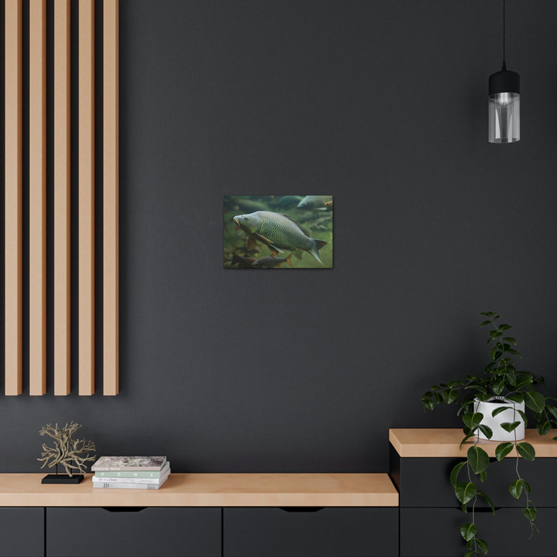 Art mural majestueux carpe, H 12 po x l 18 po