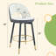 Chaise de bar rotative polyvalente avec un design élégant pour divers environnements-1353922098