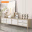 Eco-painted round edge solid wood coffee table