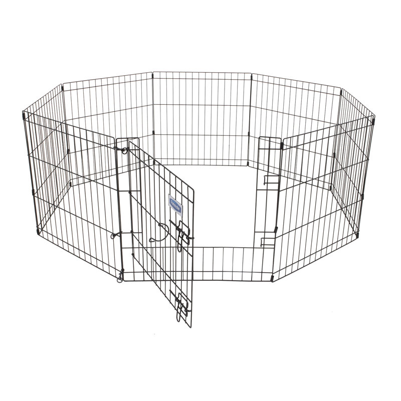 Panel Metal Exercise Pen With Door, X-Small (24" H x 24" W)