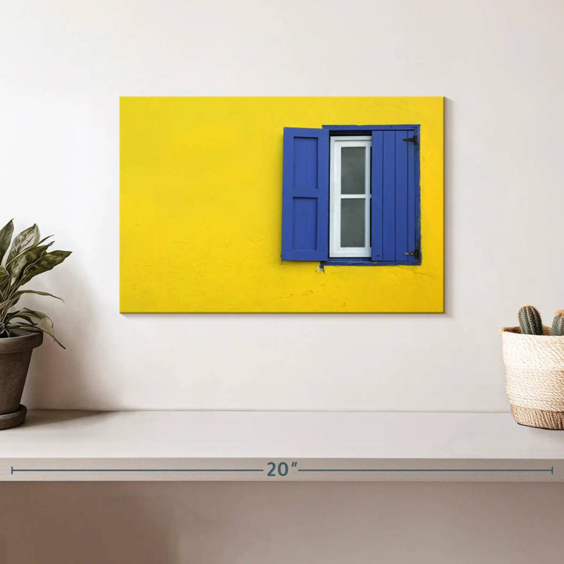 Fenêtre Lilie Blue Shutters, H 8 po x l 12 po
