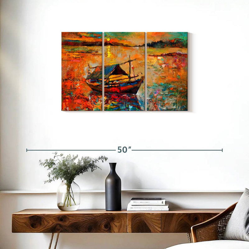 Senne Boat, 20" H x 33" W