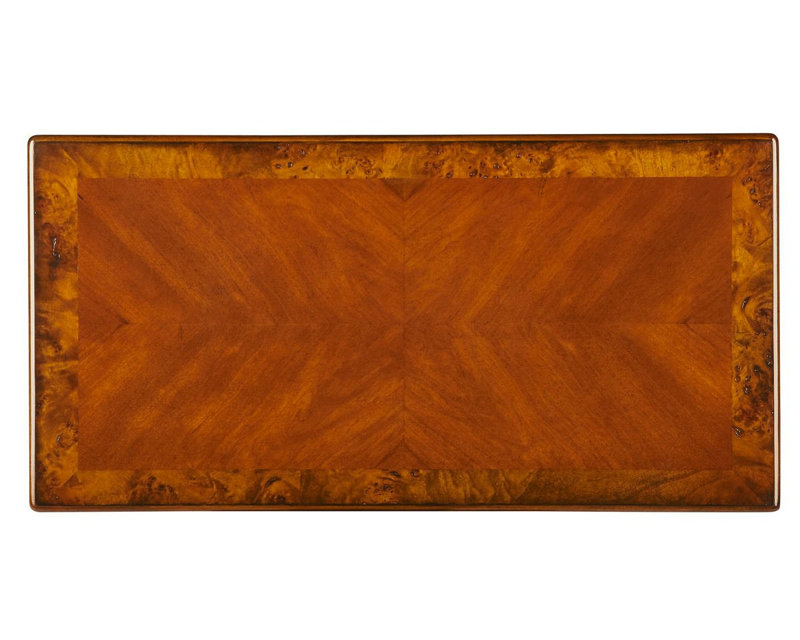 Irvine Side Table, Olive Ash Burl