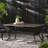 Expandable Dining Table Cast - Rustic Style, & Rain 64 X 37.5 29 Inches Outdoor Wood Surface, Resistance 64in 37.5in 29in