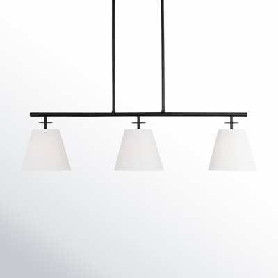 Stephens 3 Light Metal Dimmable Chandelier