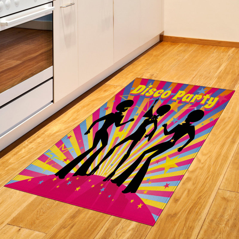 Party High Density Long Fiber Poly Threads Decorative Area Rug Carpet, Rectangle 2'7" x 5'