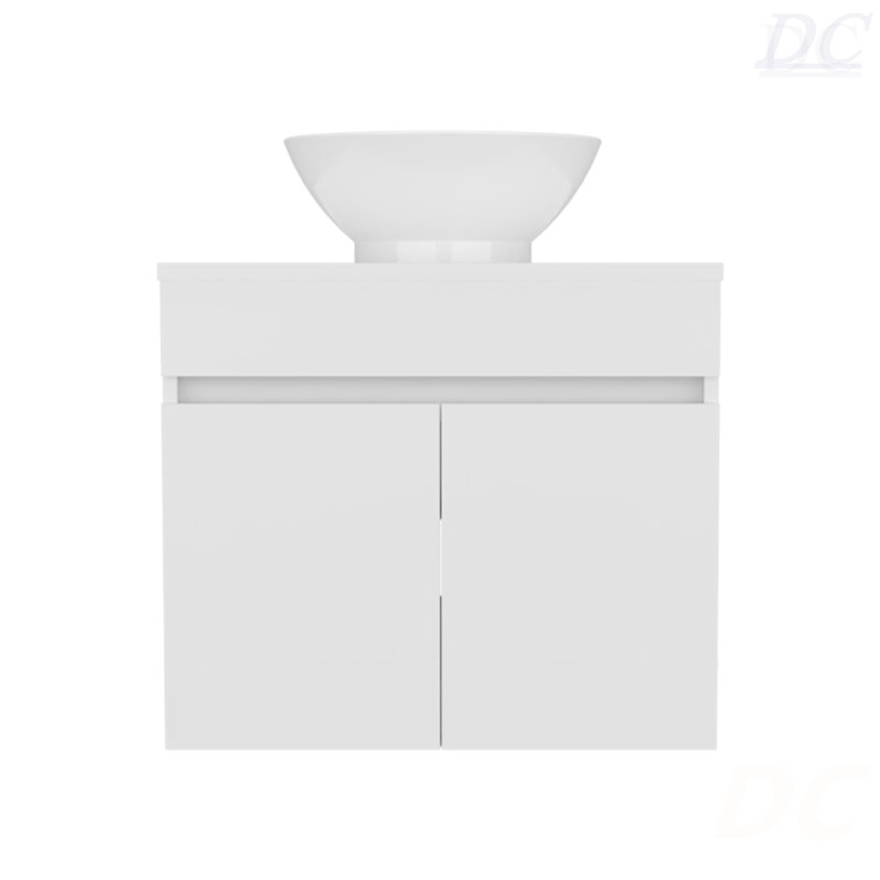 Meuble-lavabo vasque Manchester, tablette ouverte