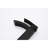 Matte Black Single Handle Bathroom Sink Faucet With Waterfall Spout And Pop-Up Drain  Overflow Combined  - Stainless Steel For Lasting Use Simple Installation Process Incorporated  Prolonged Usage-125364277