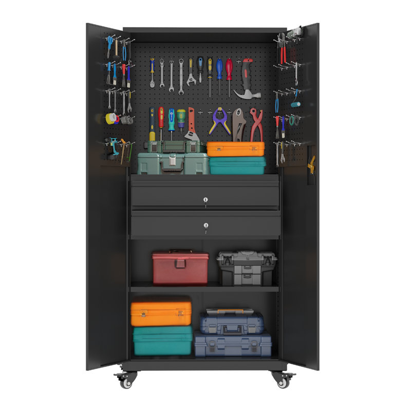 Rolling Tool Chest With Wheels 2 Drawers