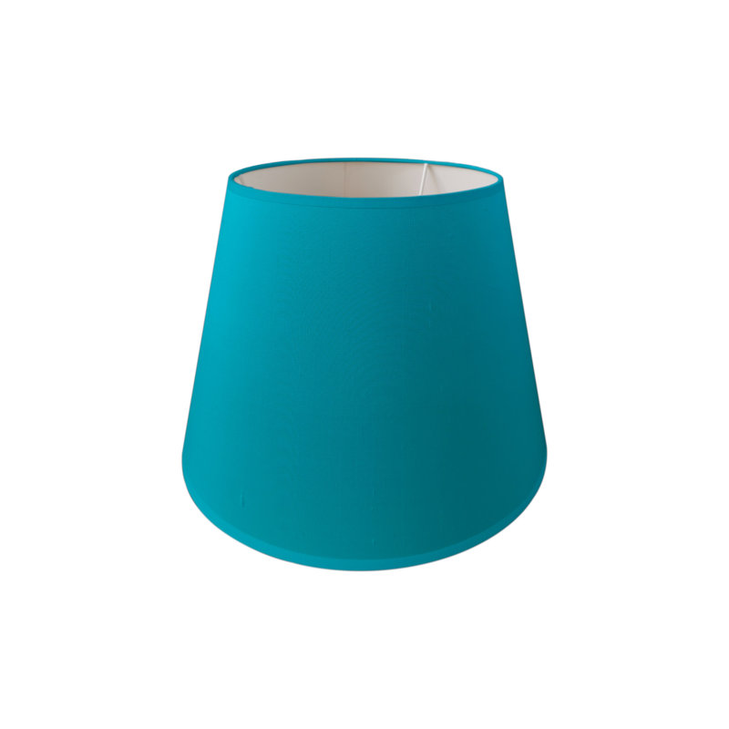 Silk Empire Lamp Shade ( Uno ), 22cm H x 30cm W x 21cm D, Capri