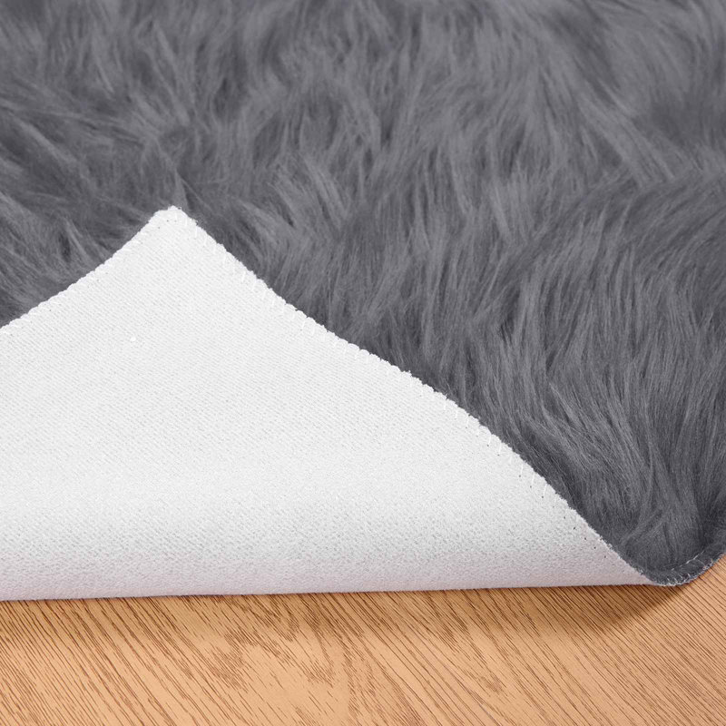 Solid Colour Standard Area Rug, Rectangle 60 x 110 cm