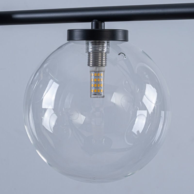 Boule en verre transparent 5,91 po x l 5,91 po