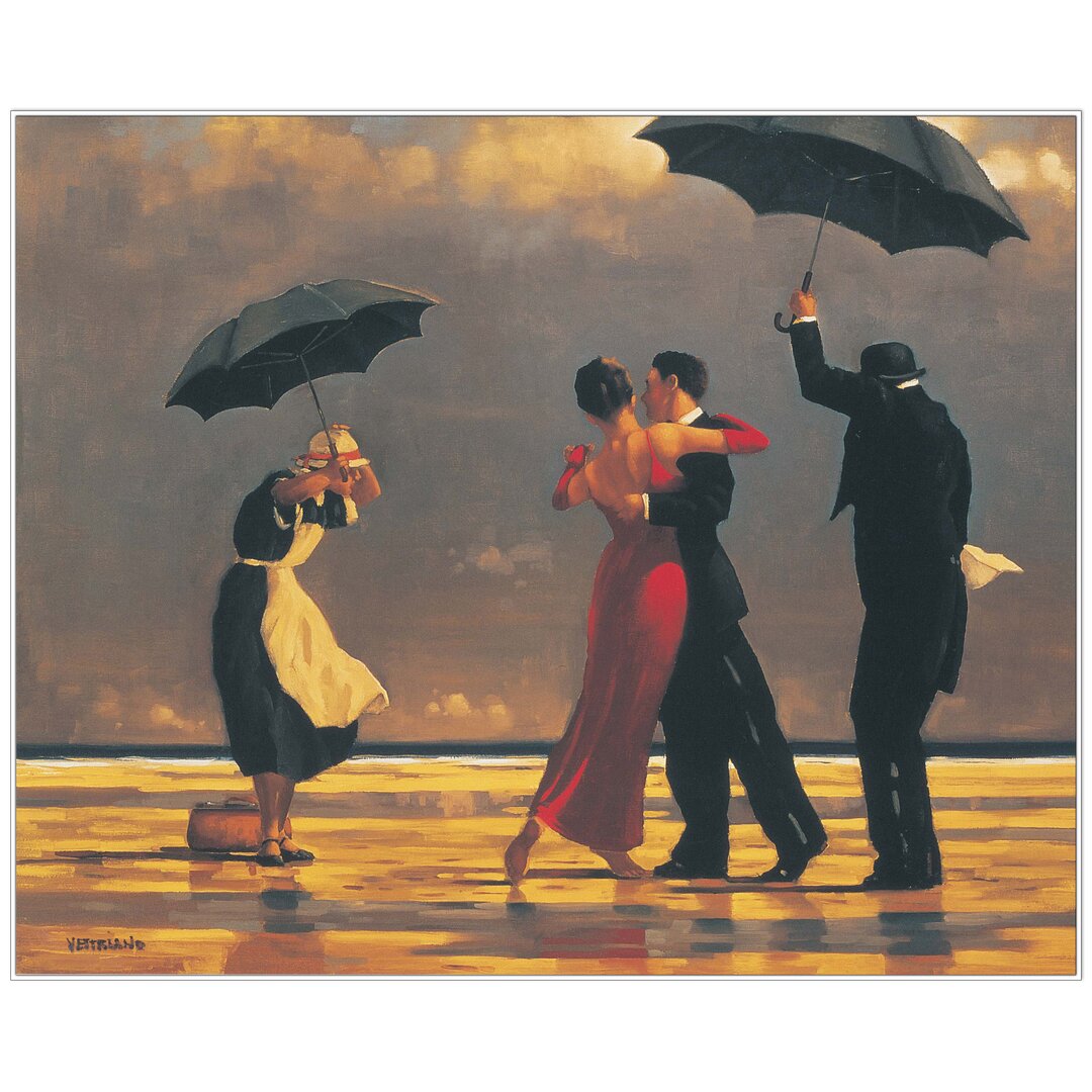 Paneel „The Singing Butler“ von Jack Vettriano, Kunstdruck