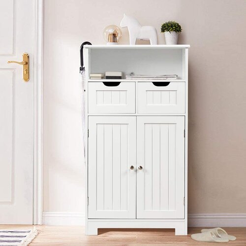 Dovecove Freestanding Bathroom Cabinet & Reviews | Wayfair