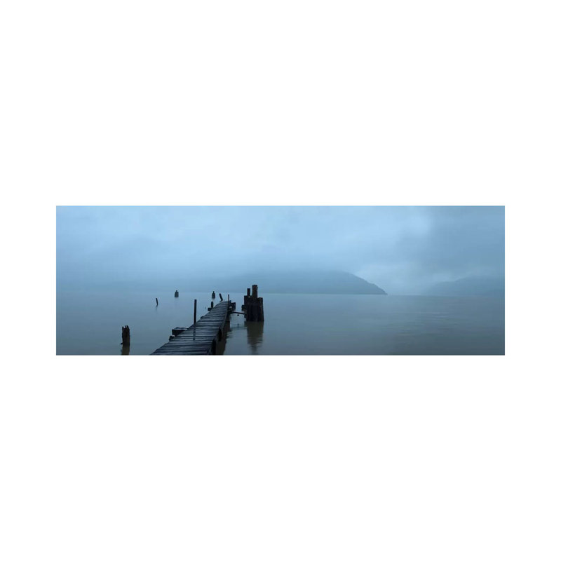 Dusk & Water III 1 Piece Wrapped Canvas Panoramic Wall Art, 30.48 cm H x 91.44 cm W x 1.91 cm D