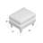 Fircrest Upholstered Ottoman