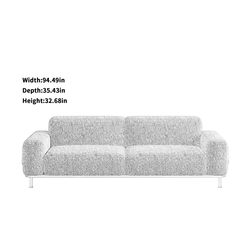 Canapé Leisure Leisure, 94.49" W