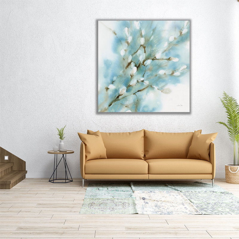 Puss Willows - reproduction d'art sur toile, H 40 po x l 40 po
