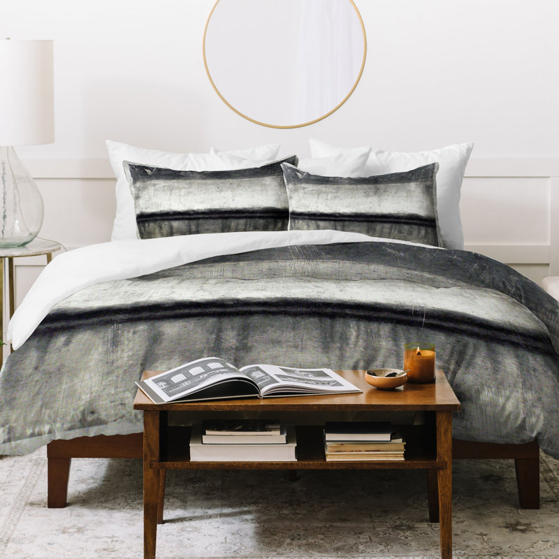 Modern & Contemporary Polyester Duvet Cover, King