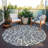Zarelia Gray Washable Indoor-Outdoor Rug - -1128256639