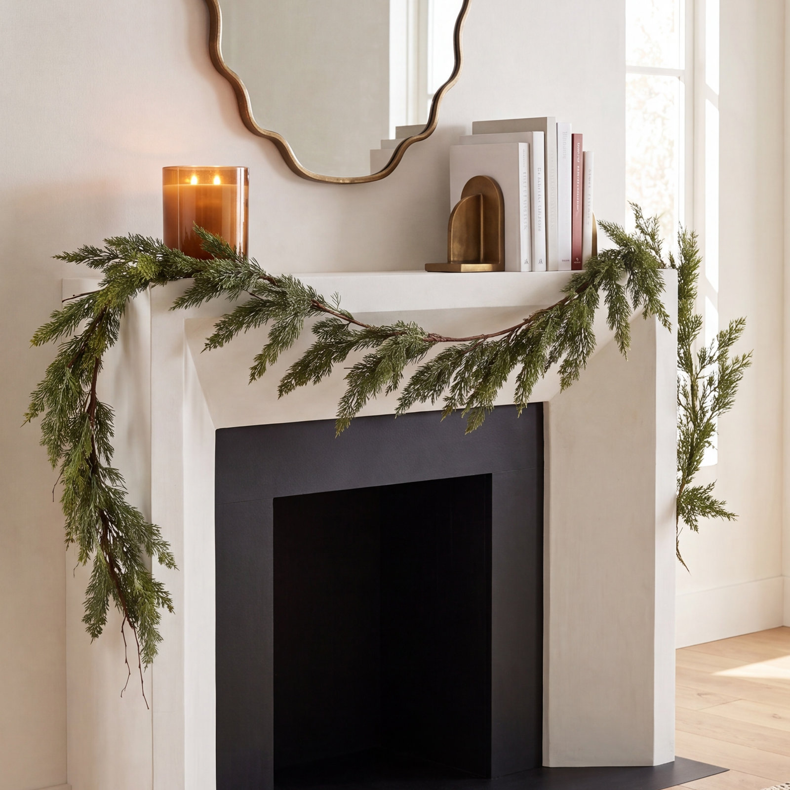 84" Cedar No Holiday Garland
