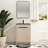 Beid 24" Freestanding Bathroom Vanity with Sink, Floor Standing Vanity With 2 Doors and Ceramic Basin Sink Top-1506407771-1506407773