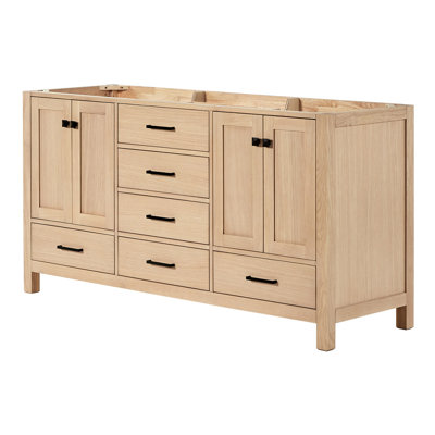 ARIEL Cambridge 66'' Double Bathroom Vanity Base Only