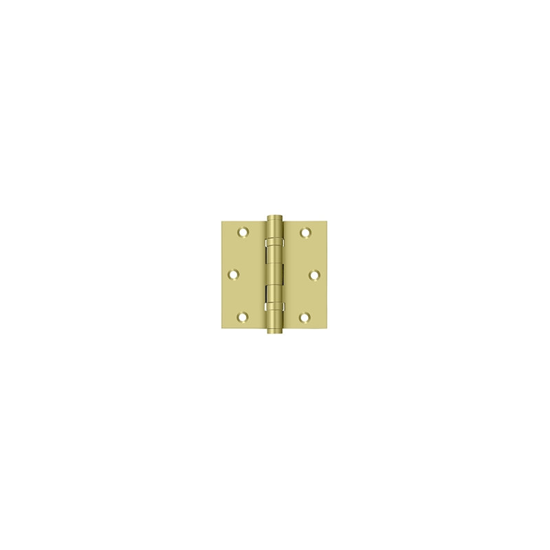 102'' x 102'' Butt Bearing Hinge, Polished Brass