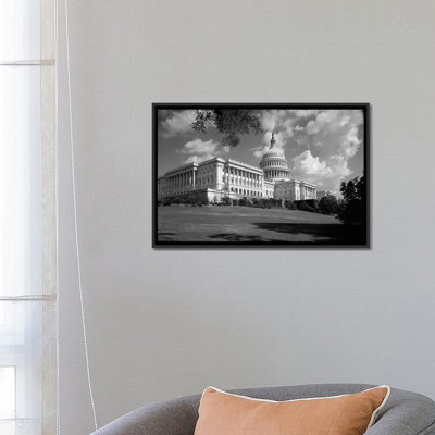 Reproduction de photo sur toile tendue, "1960 capitol building dome senate houses congrès