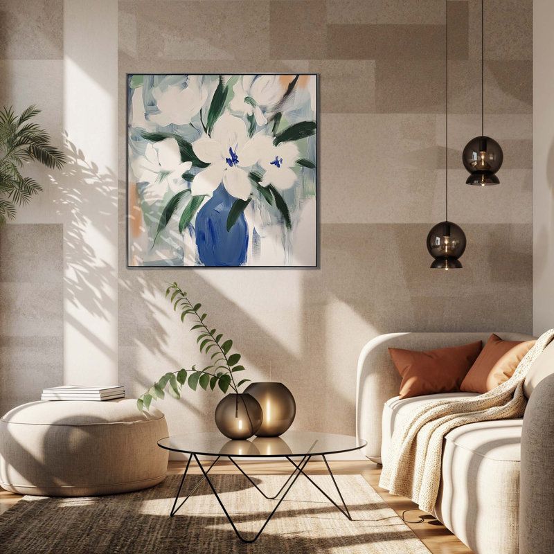 Elegance in White 5 - Framed, Small