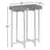 Ayvaz 24'' Tall Genuine Marble Top End Table