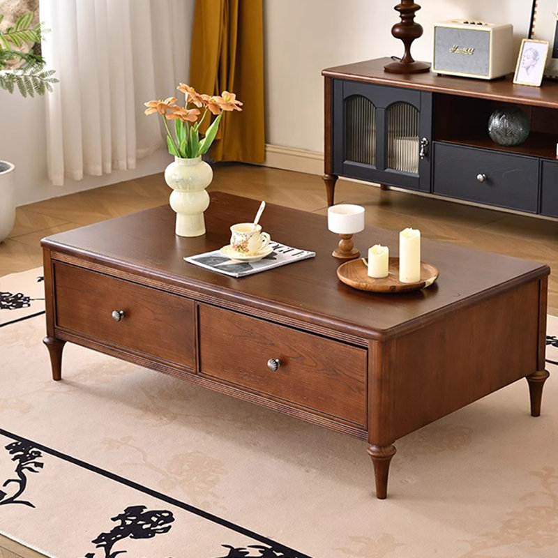 Table basse American, Brun