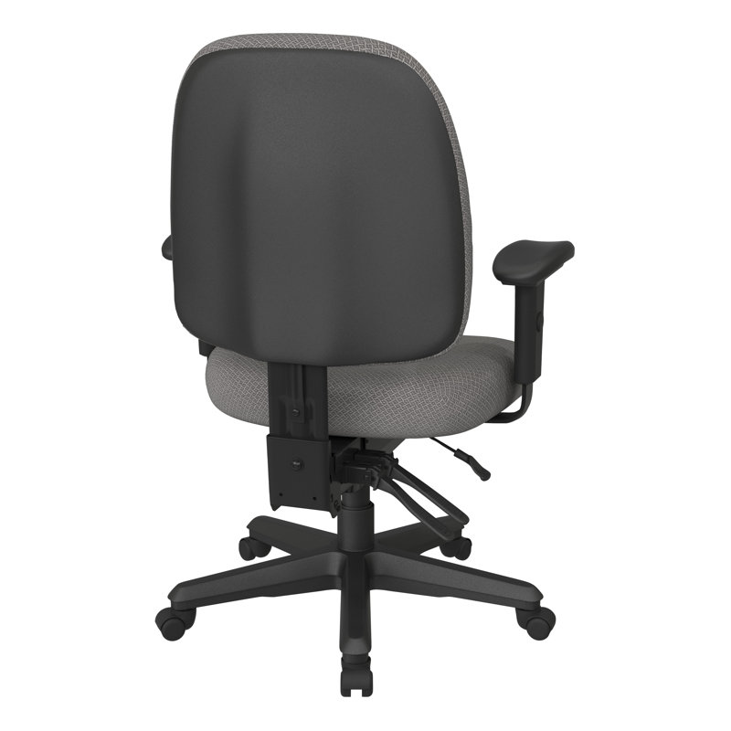 Ergonomic Polyester Blend Task Chair, Interlink - Flint