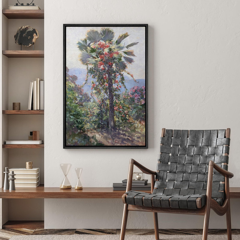 Nature tropicale, palmiers tropicaux, fleurs sauvages, illustrations, art moderne, botanique, campagne, campagne