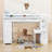6 Drawers Twin Loft Bed With Desk, Shelves, Storage Staircase And Safety Guardrails-1507360106