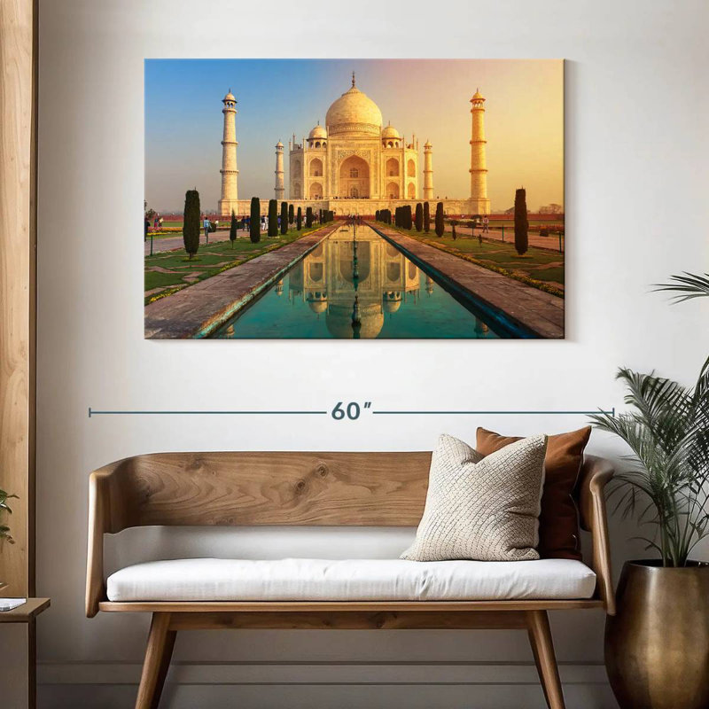 Adella Taj Mahal Reflection, 32" H x 48" W