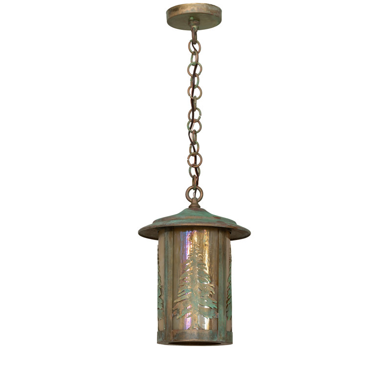 10" Wide Fulton Tall Pines Mini Pendant