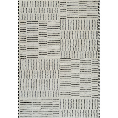 Rug Branch Alinda Collections Abstract Cream Indoor Area Rug