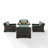 Laderrian 4 - Person Patio Conversation Set with Cushions