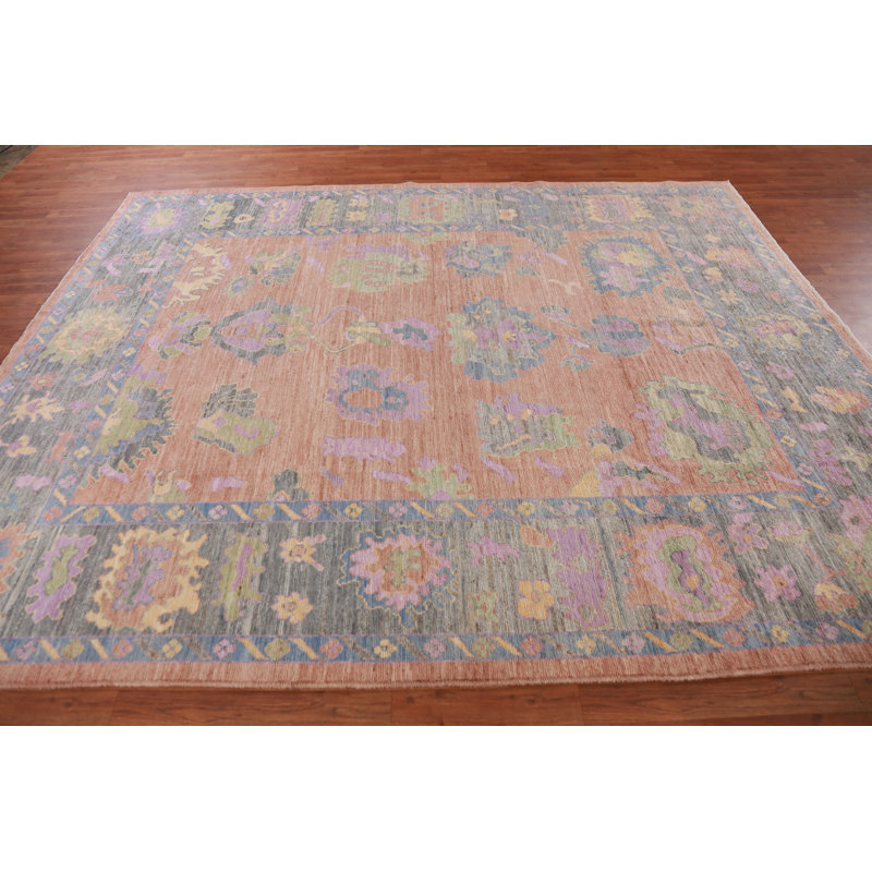 Vegetable Dye Oushak Turkish Area Rug 8x10
