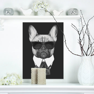 " French Bulldog Fashion Portrait "
