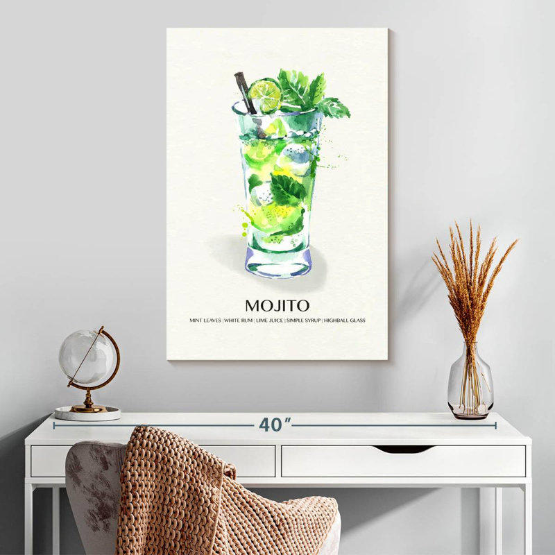 Tergel Mojito Glass, 30" H x 20" W