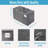 Moving And Storage Bags, Heavy Duty, Alternative To Moving Boxes, Large Packing Totes Supplies For College Dorm Room With Zipper For Clothes, Wide Open Design (/8 PCS)-619164682