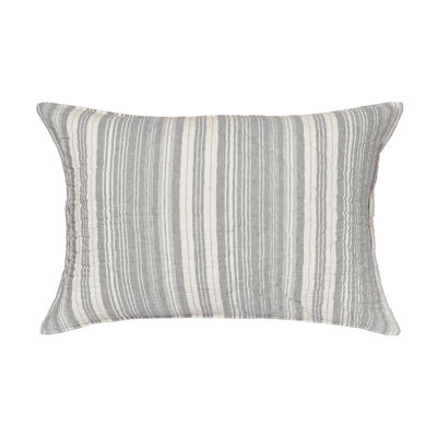 Taie décorative rayée en mélange de coton Dardar - très grand